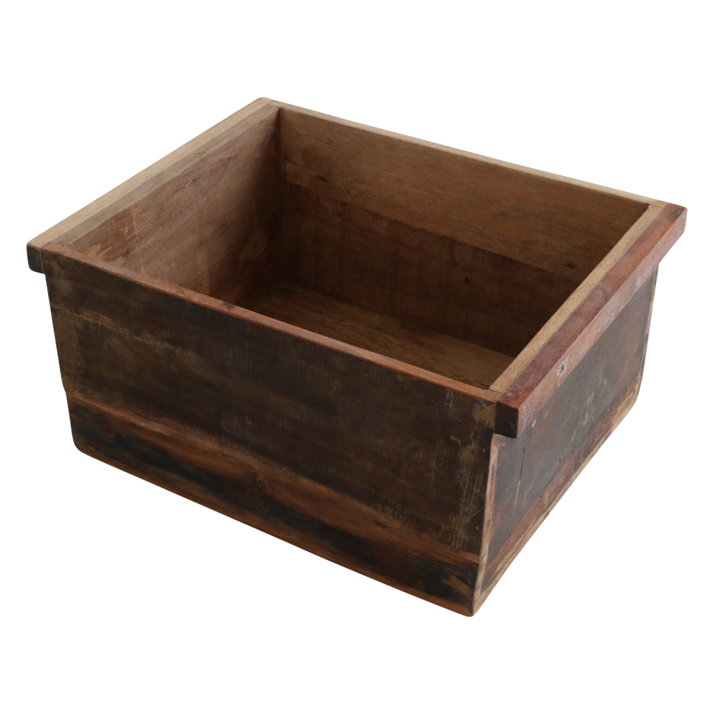 Factory storage box - FSC-recycled wood - 42x20x30 cm