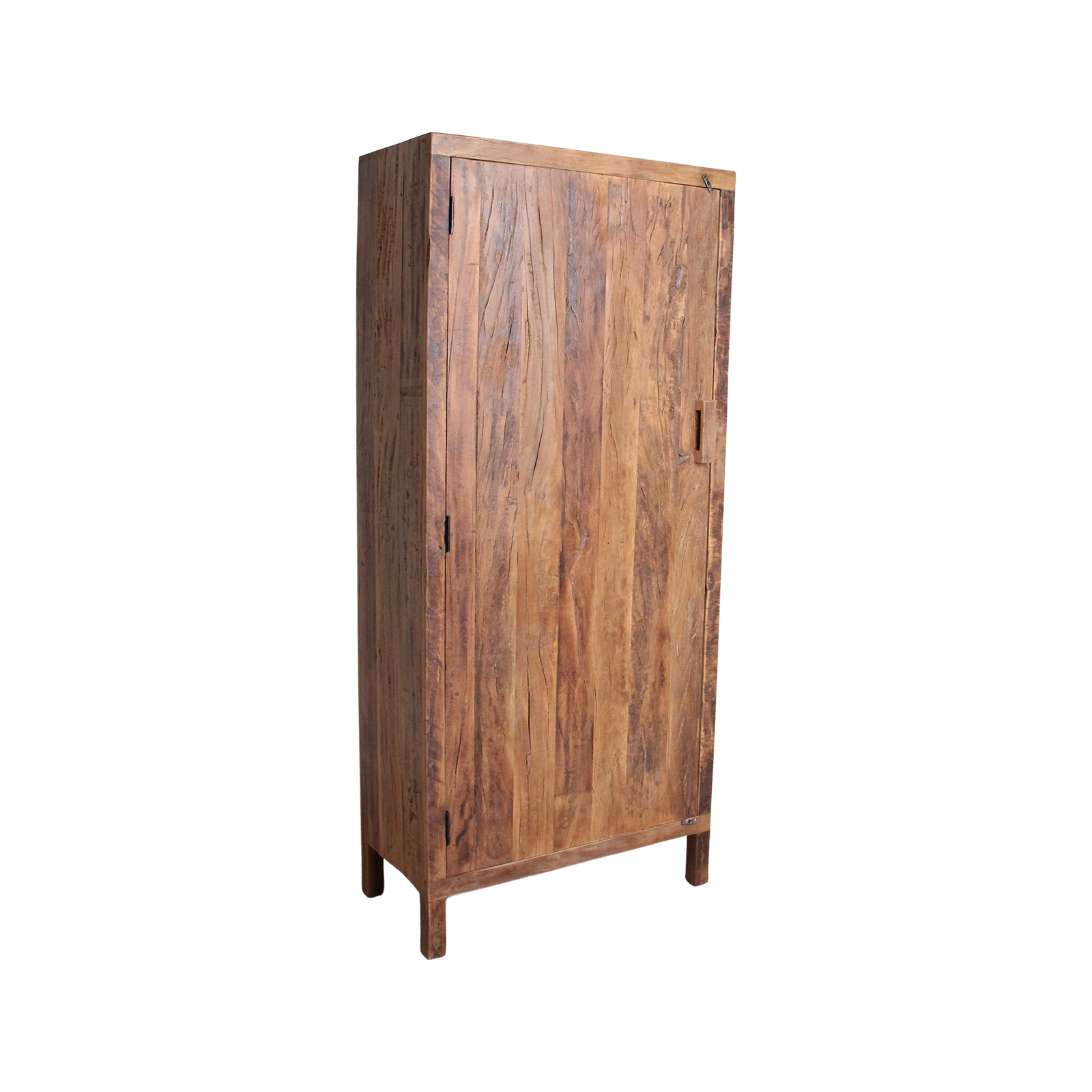 Farmwood 1-deurs kast - FSC-gerecycled hout - 80x40x180 cm