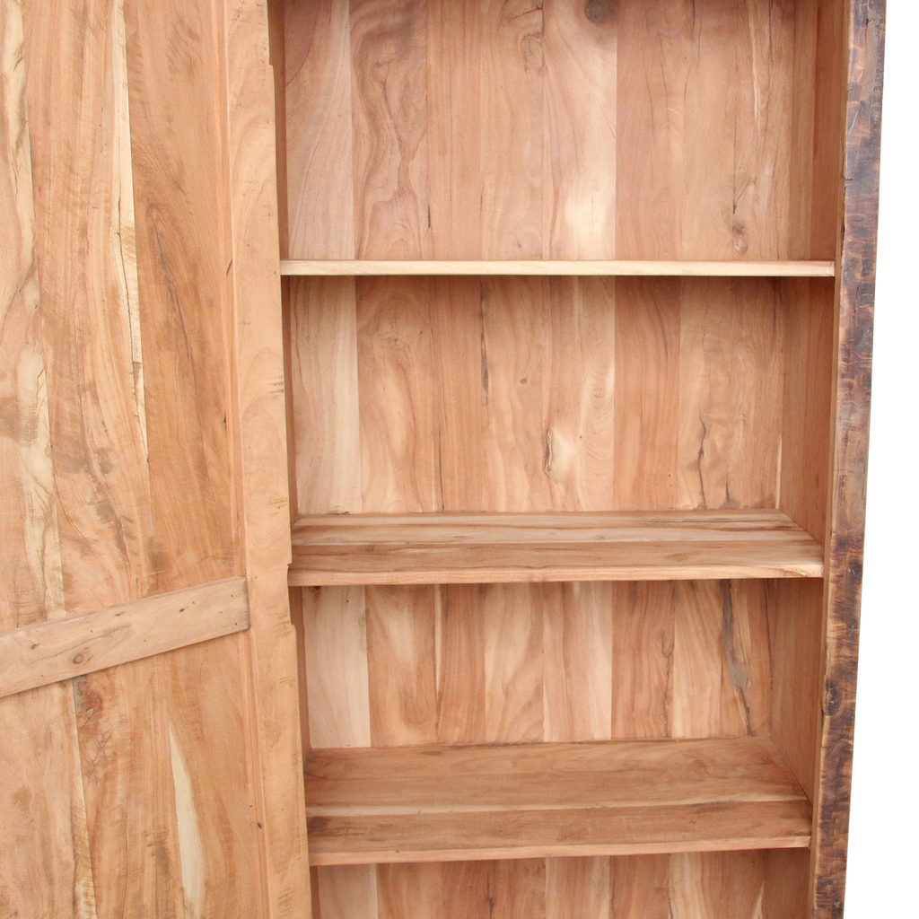 Farmwood 1-deurs kast - FSC-gerecycled hout - 80x40x180 cm