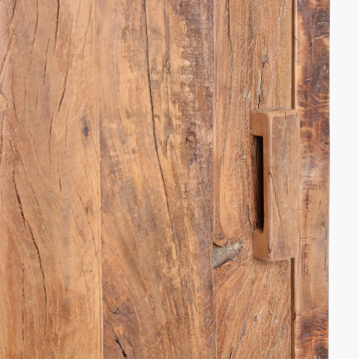 Farmwood 1-door cabinet - FSC-recycled wood - 80x40x180 cm