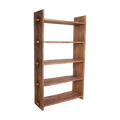Farmwood storage rack - FSC-recycled wood - 100x37x180 cm