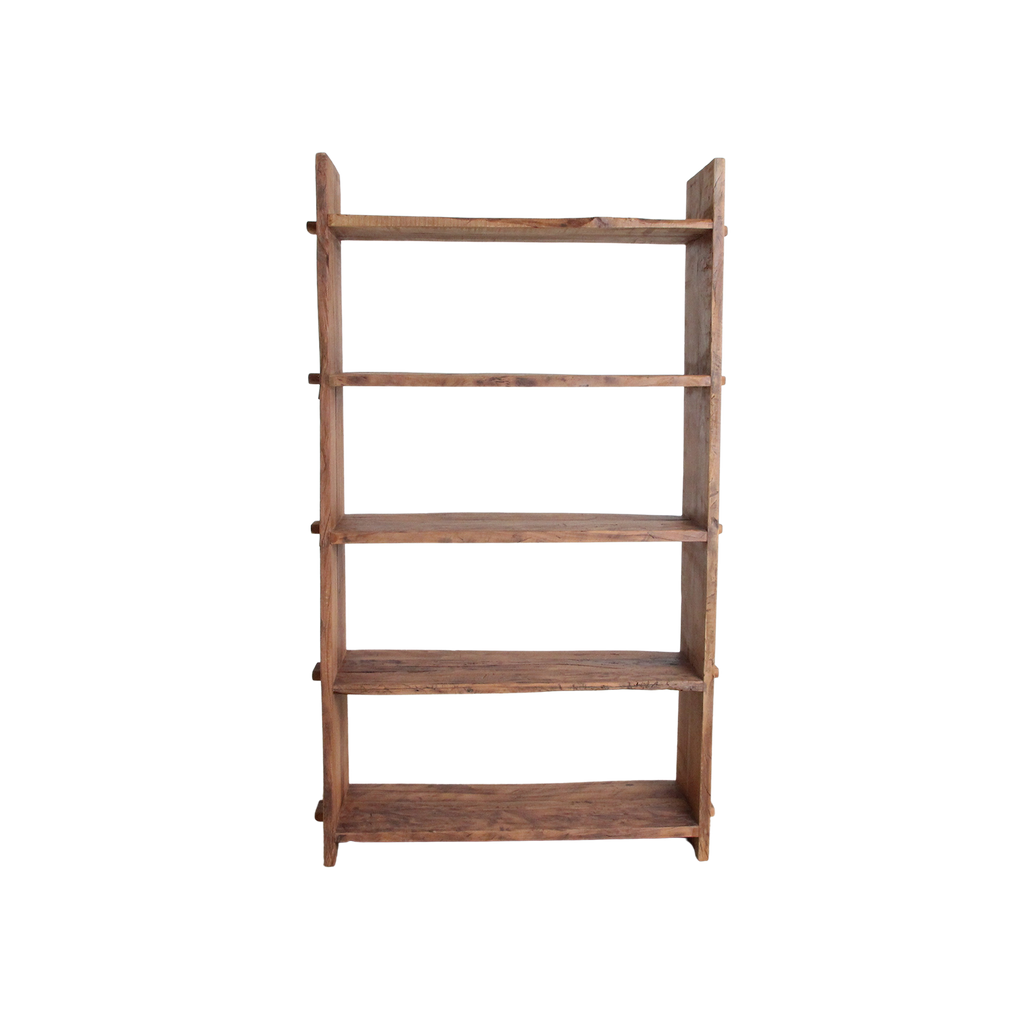 Farmwood storage rack - FSC-recycled wood - 100x37x180 cm