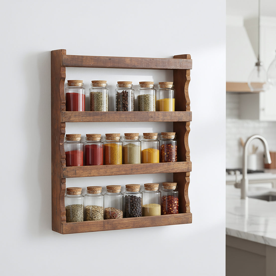 Factory kruidenrek - FSC-gerecycled hout - 48,5x10x58 cm
