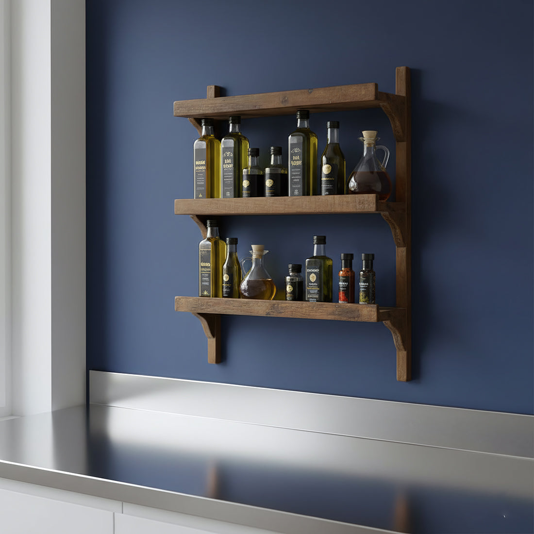 Factory keukenrek - FSC-gerecycled hout - 50x16x64 cm