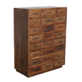 Factory chest of drawers with 24 drawers
