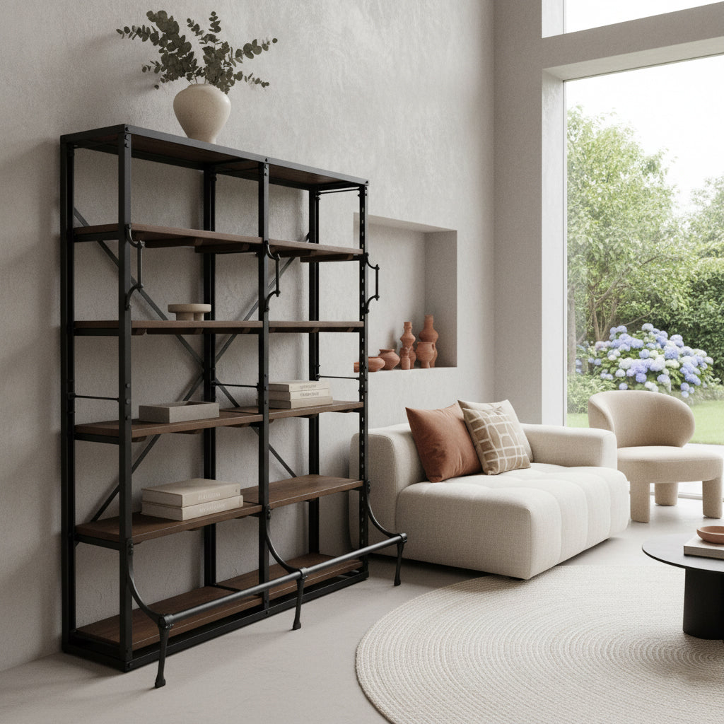 Dubbele boekenkast/archiefkast