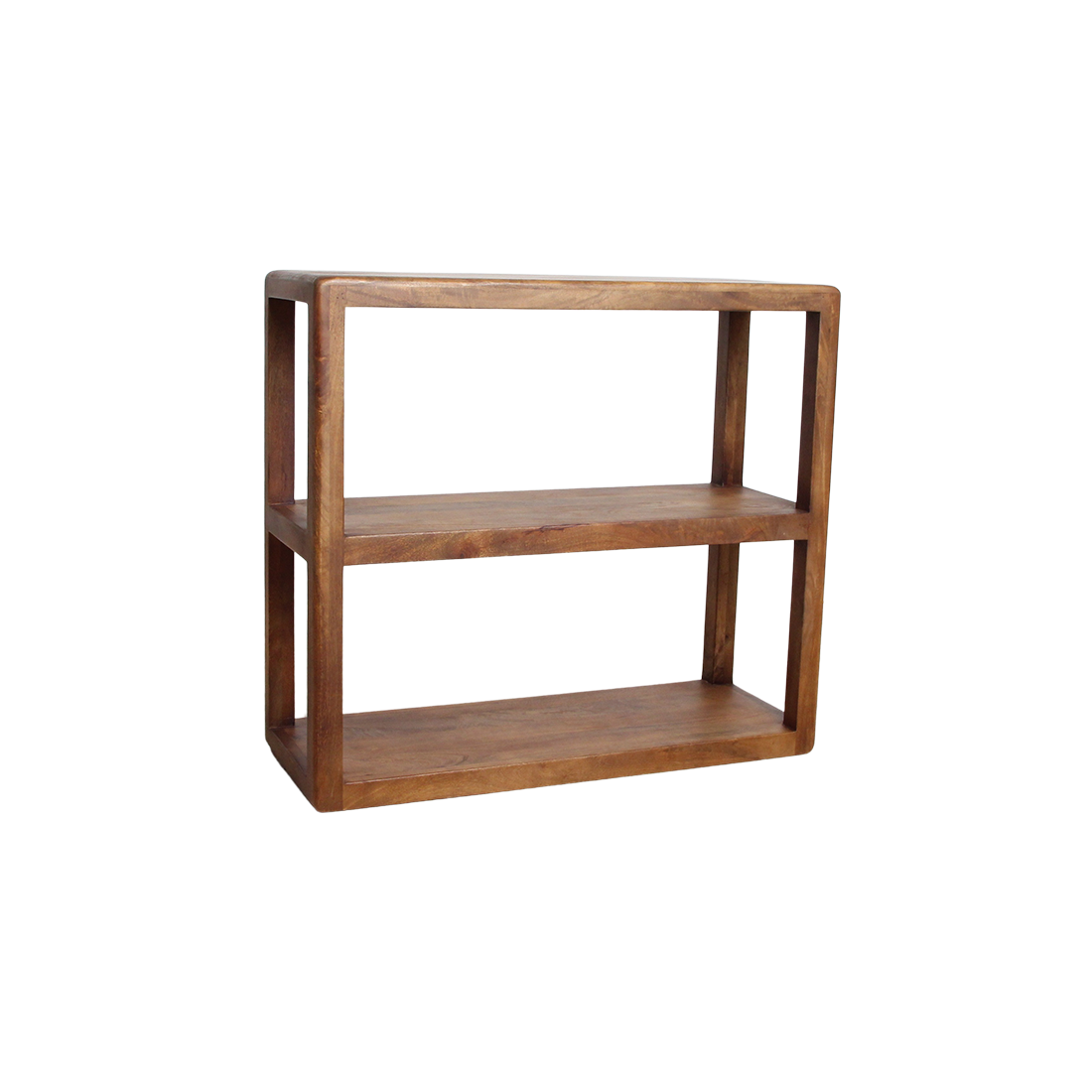 Bullnose mango wood rack - 100x38x100 cm