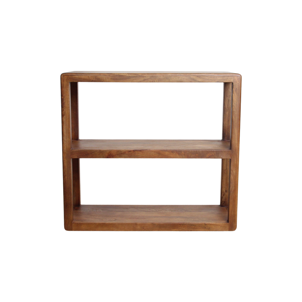 Bullnose mango wood rack - 100x38x100 cm