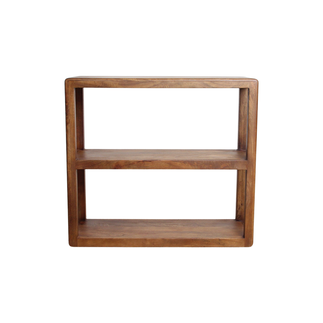Bullnose mango wood rack - 100x38x100 cm