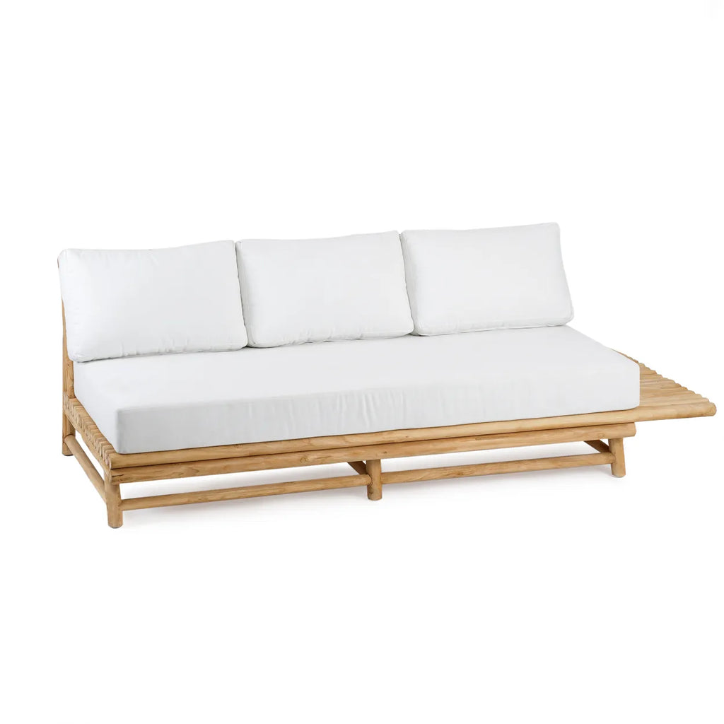 The Nusa Penida Driezitsbank - Naturel/Wit - Outdoor