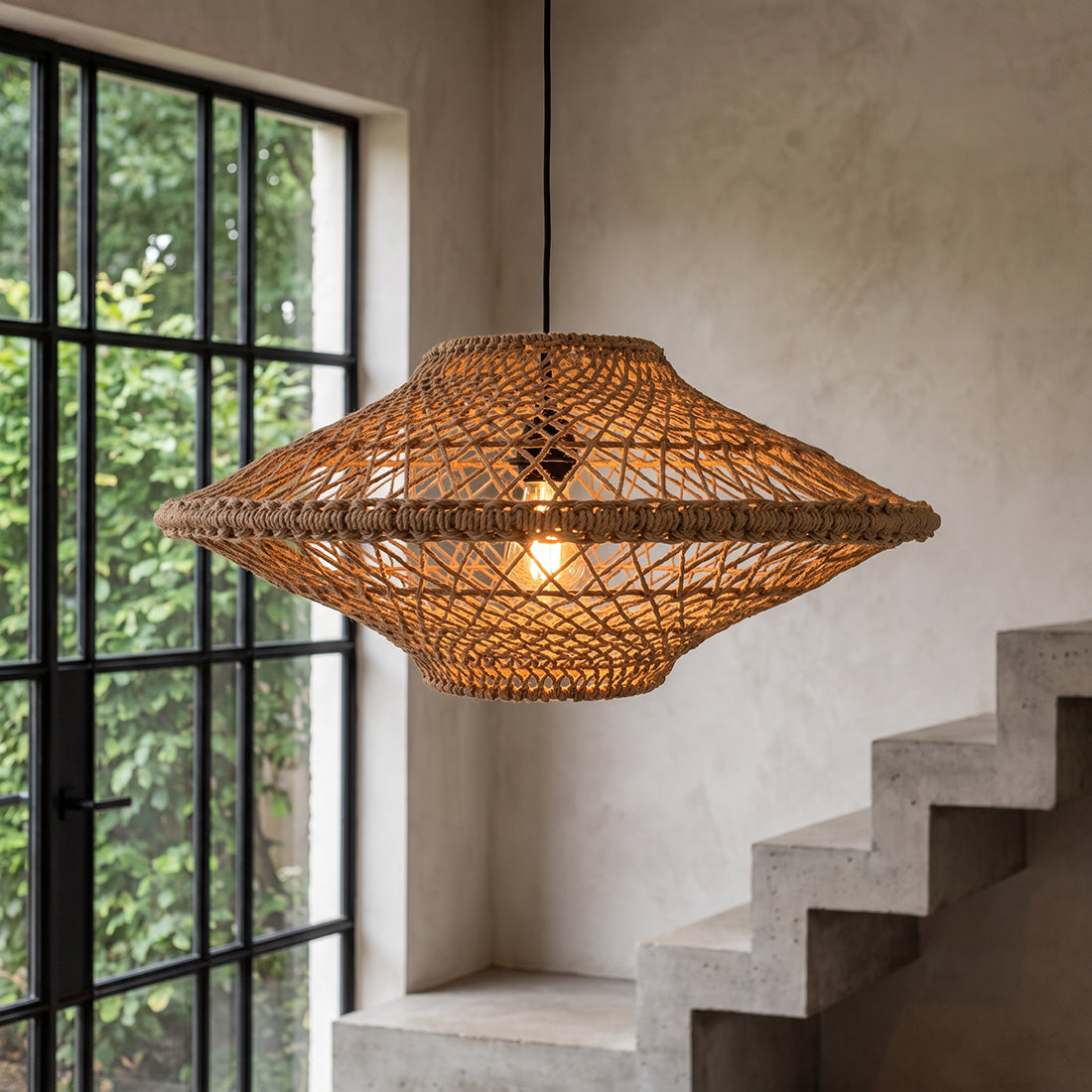Corda pendant light - Ø 60x29 cm