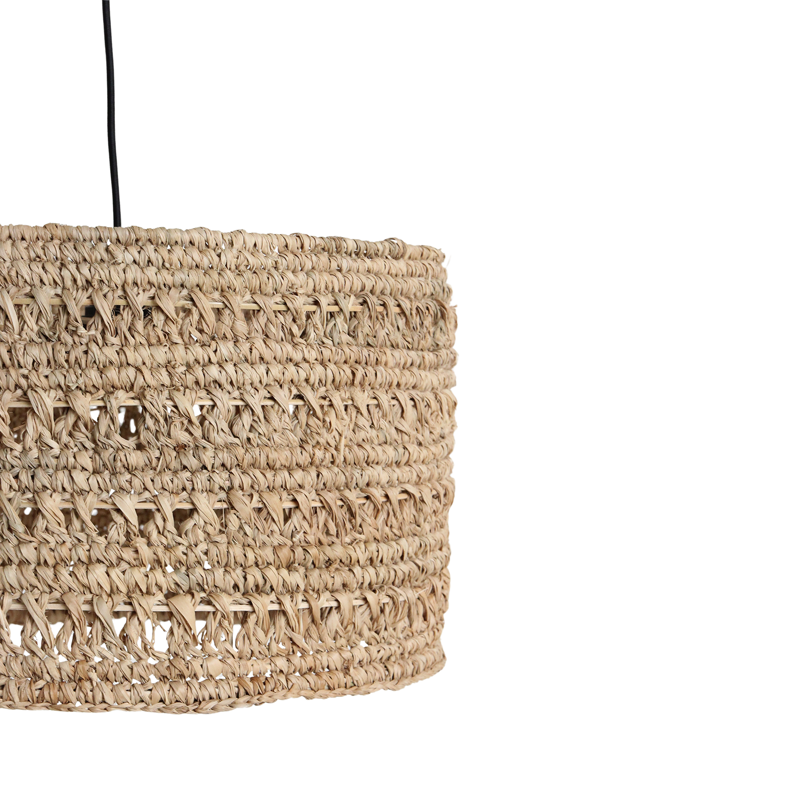Herba hanglamp van zeegras - Ø 40x25 cm