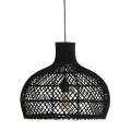 Maze rotan hanglamp zwart - Ø 42x36 cm