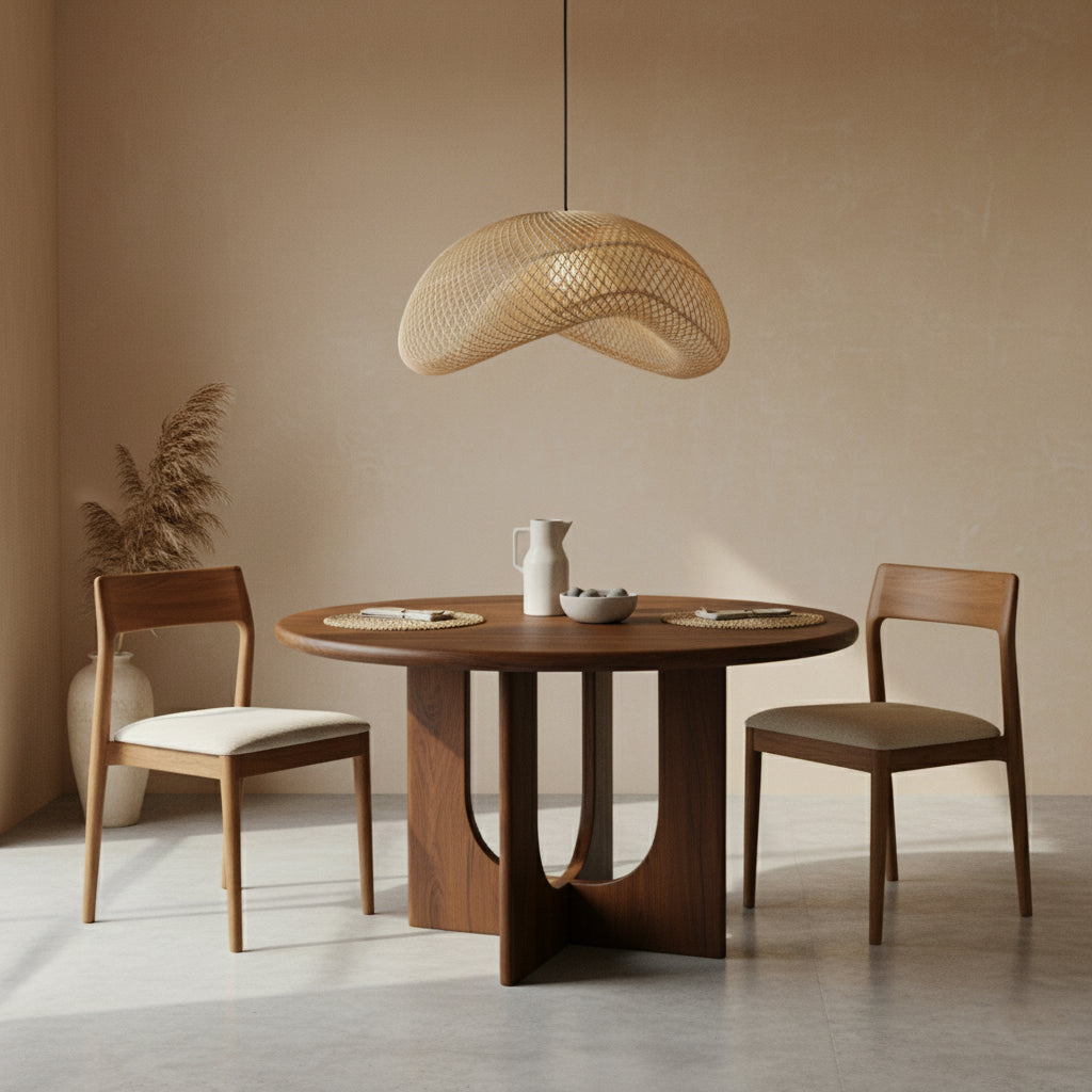 Maze rotan hanglamp organic XL - Ø 75x31 cm