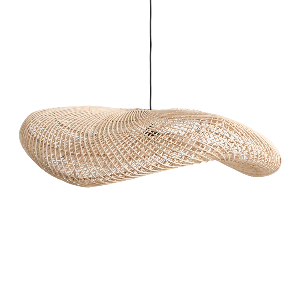 Wave  rotan hanglamp XL - Ø90x22 cm