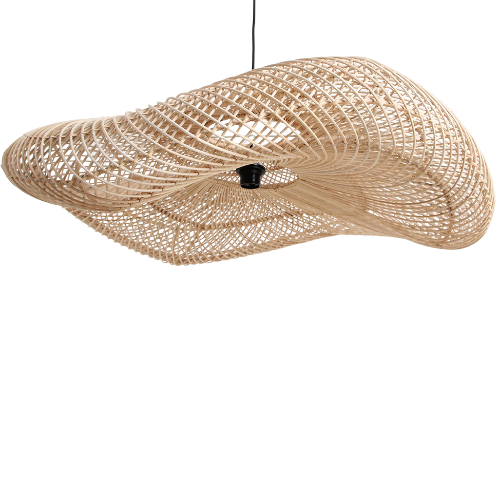 Wave  rotan hanglamp XL - Ø90x22 cm