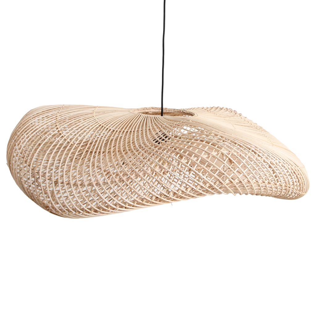 Wave  rotan hanglamp XL - Ø90x22 cm