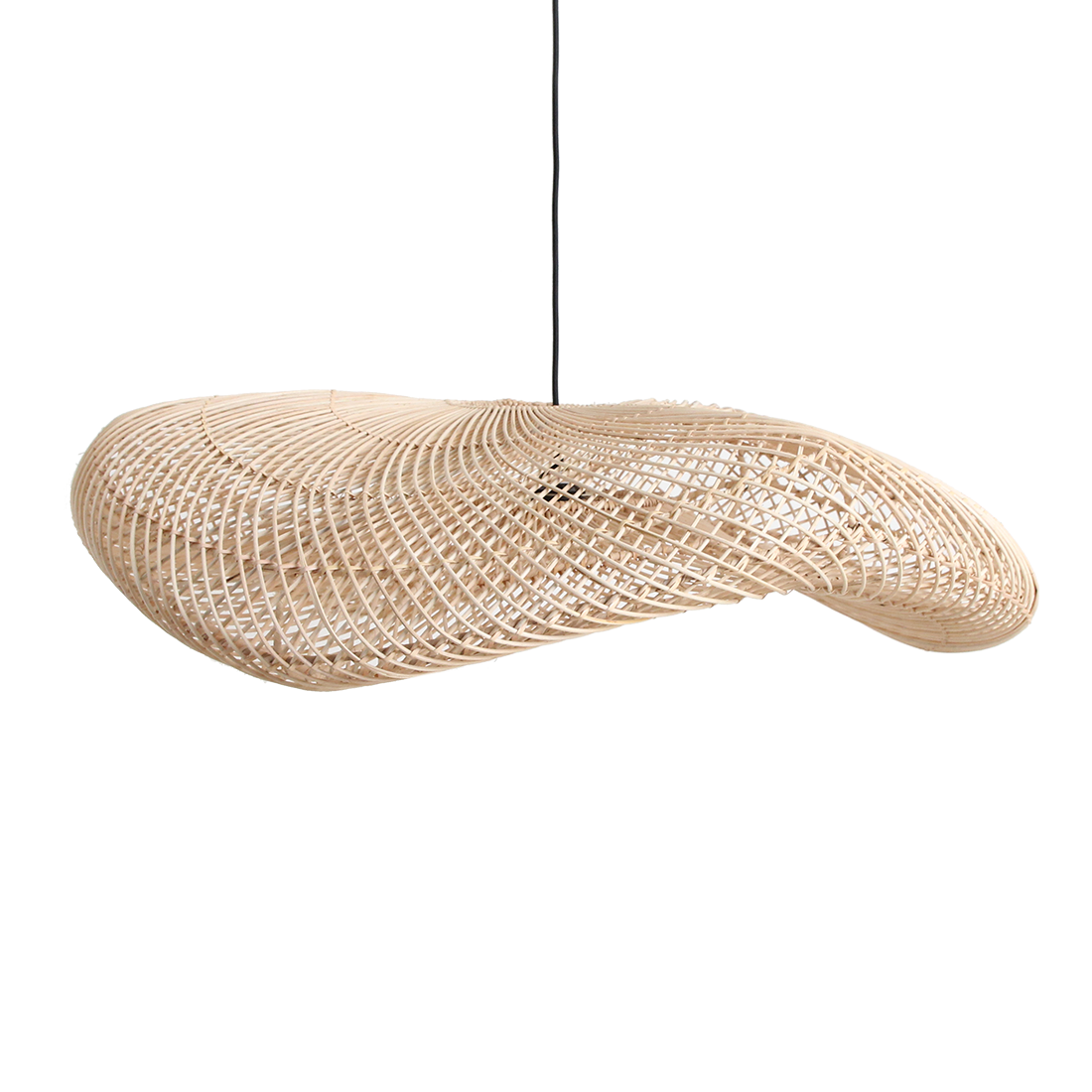 Wave rotan lamp  XXL - Ø115x35 cm
