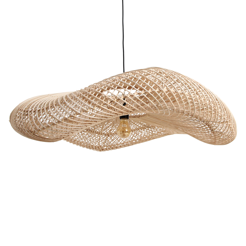 Wave rotan lamp  XXL - Ø115x35 cm