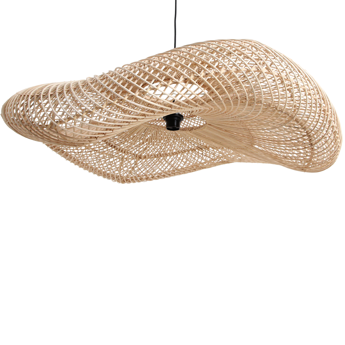 Wave rotan lamp  XXL - Ø115x35 cm