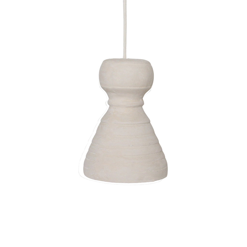 Chalk hanglamp Kanoi - 15x15x20,5 cm