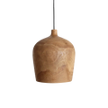 Sirocco teakhouten hanglamp Bottle - Ø 25x28 cm