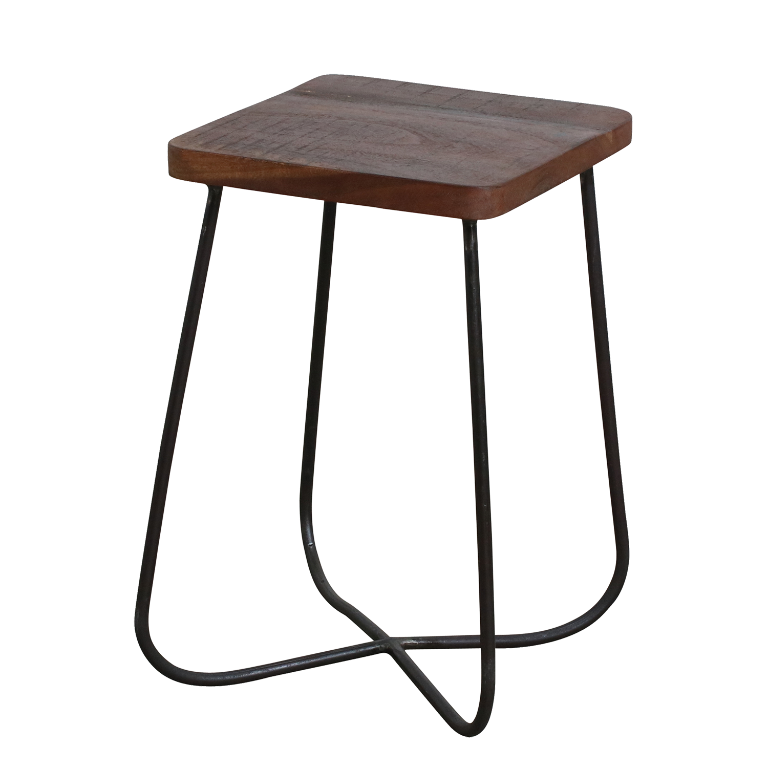 Factory stool/side table - FSC-recycled wood - 29x29x46 cm