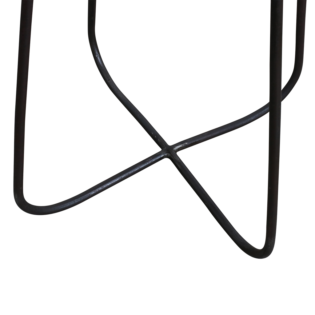 Factory stool/side table - FSC-recycled wood - 29x29x46 cm