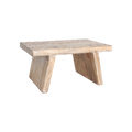 Mango wood side table/stool natural - 40x25x20 cm