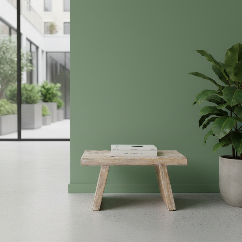 Mango wood side table/stool natural - 40x25x20 cm