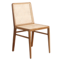 Nova teakhouten eetkamerstoel - naturel (set van 2)