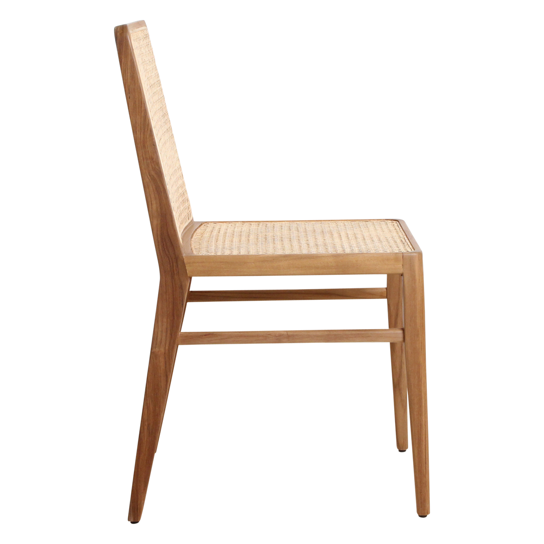 Nova teakhouten eetkamerstoel - naturel (set van 2)
