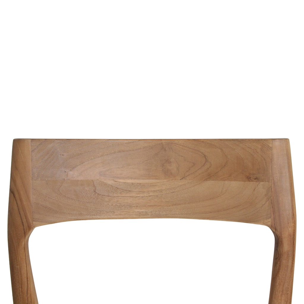 Freya teak dining chair cream (set of 2)