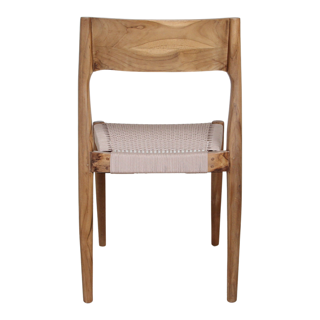 Freya donker teakhouten tuinstoel - Naturel (set van 2)