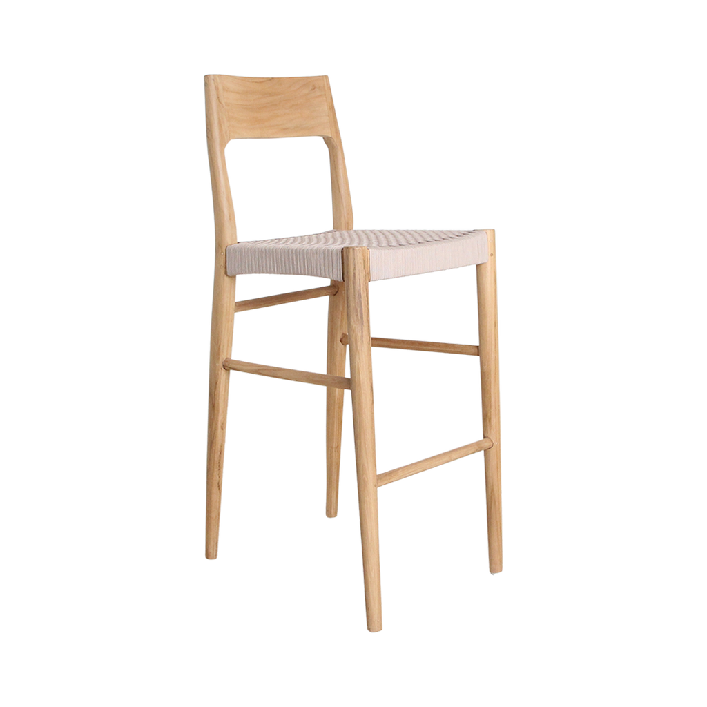 Freya teakhouten barstoel outdoor