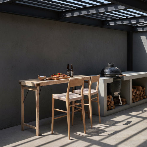 Freya teakhouten barstoel outdoor - Noël Home