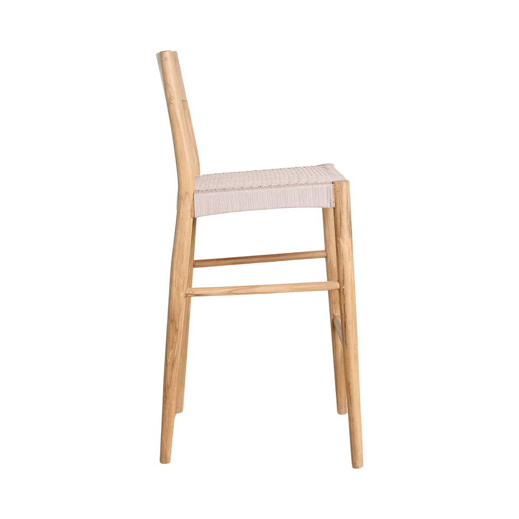 Freya teakhouten barstoel outdoor