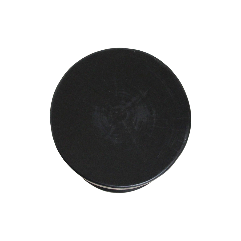 Forma teak side table Ritari black