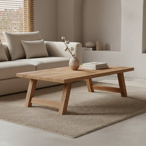 Farmwood rechthoekige salontafel - FSC-gerecycled hout - 140x65x38 cm - Noël Home