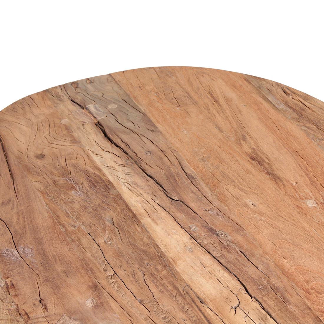 Farmwood ronde salontafel - FSC-gerecycled hout - Ø70x38 cm