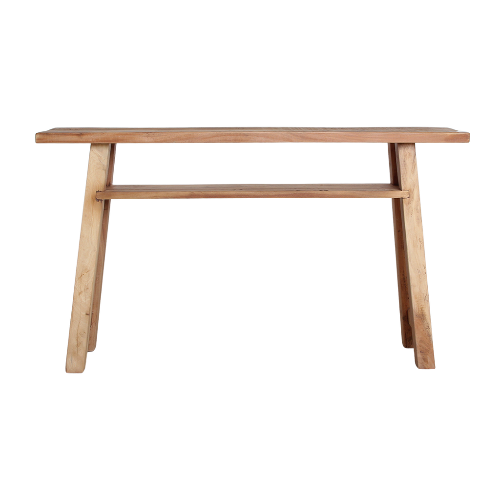 Farmwood wall table/sidetable large - FSC-recycled wood