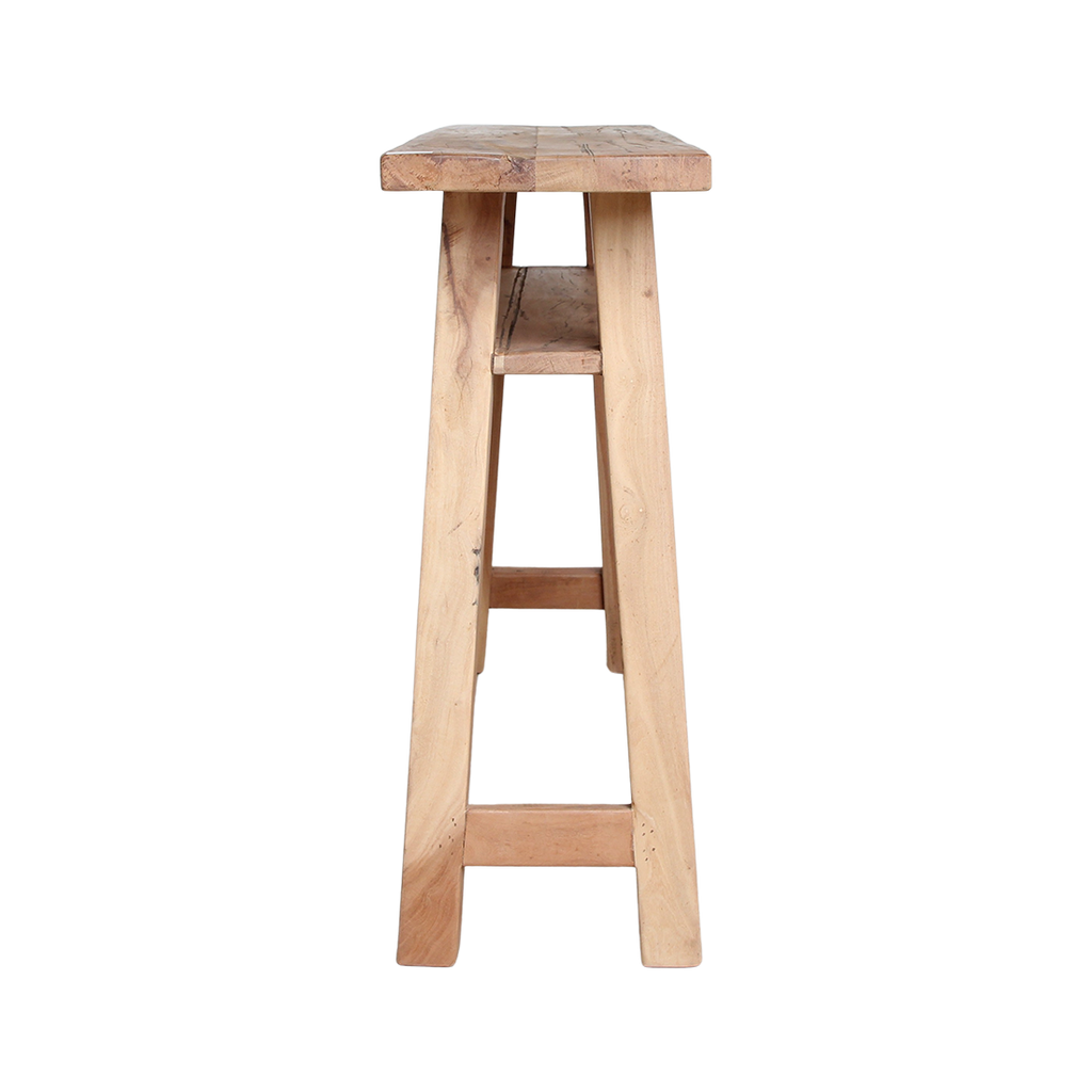 Farmwood wall table/sidetable large - FSC-recycled wood
