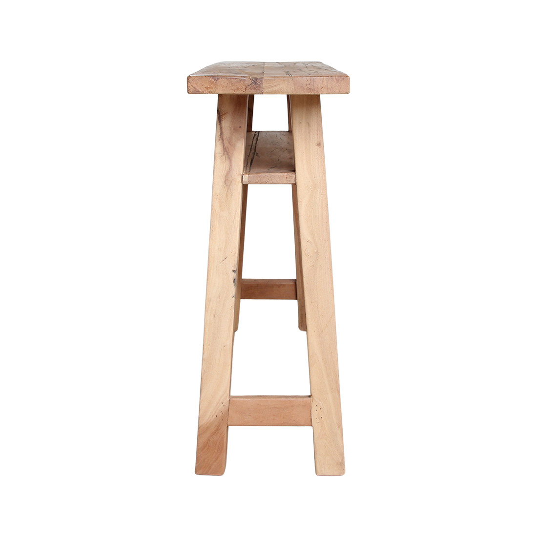 Farmwood wall table/sidetable large - FSC-recycled wood