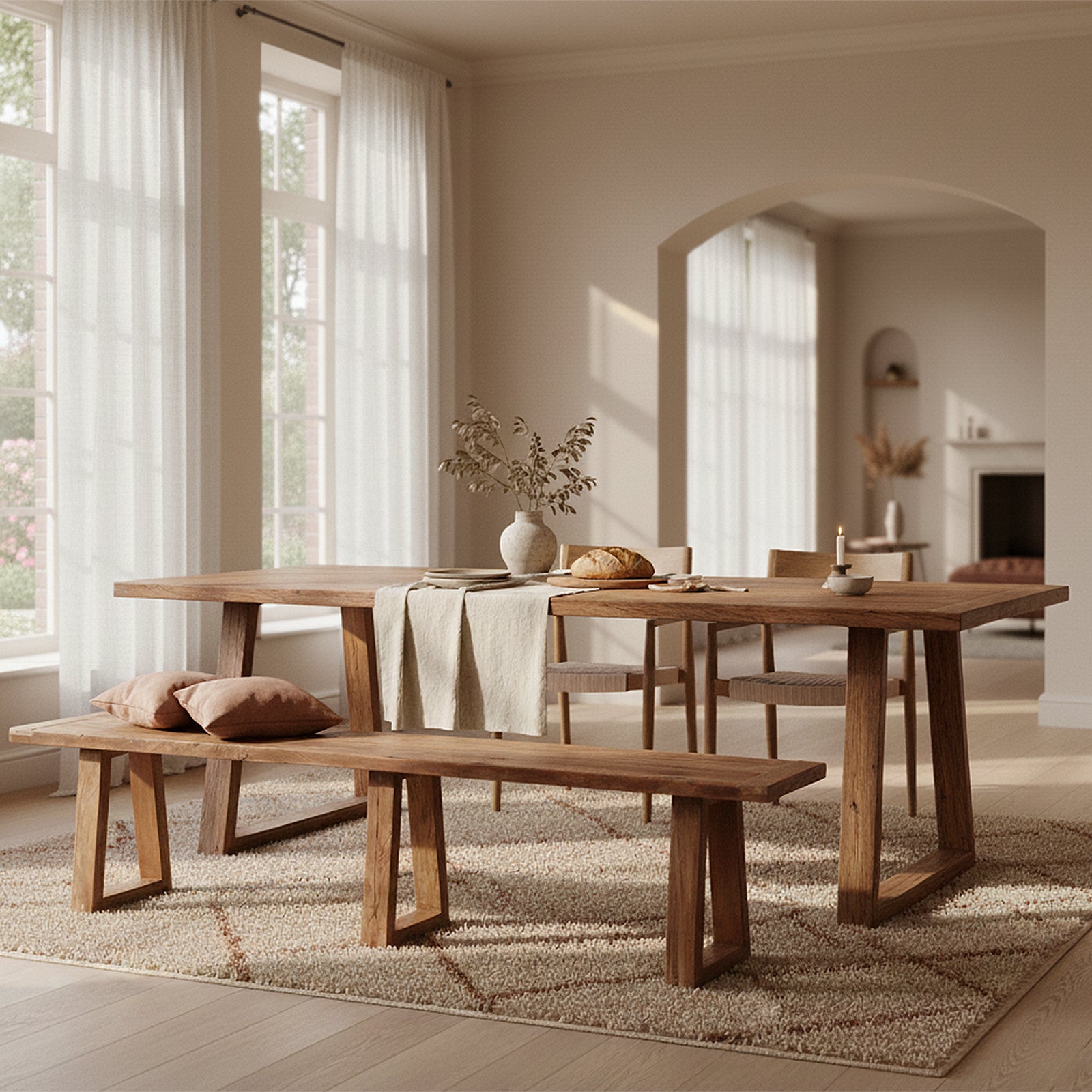 Farmwood dining table 200 cm