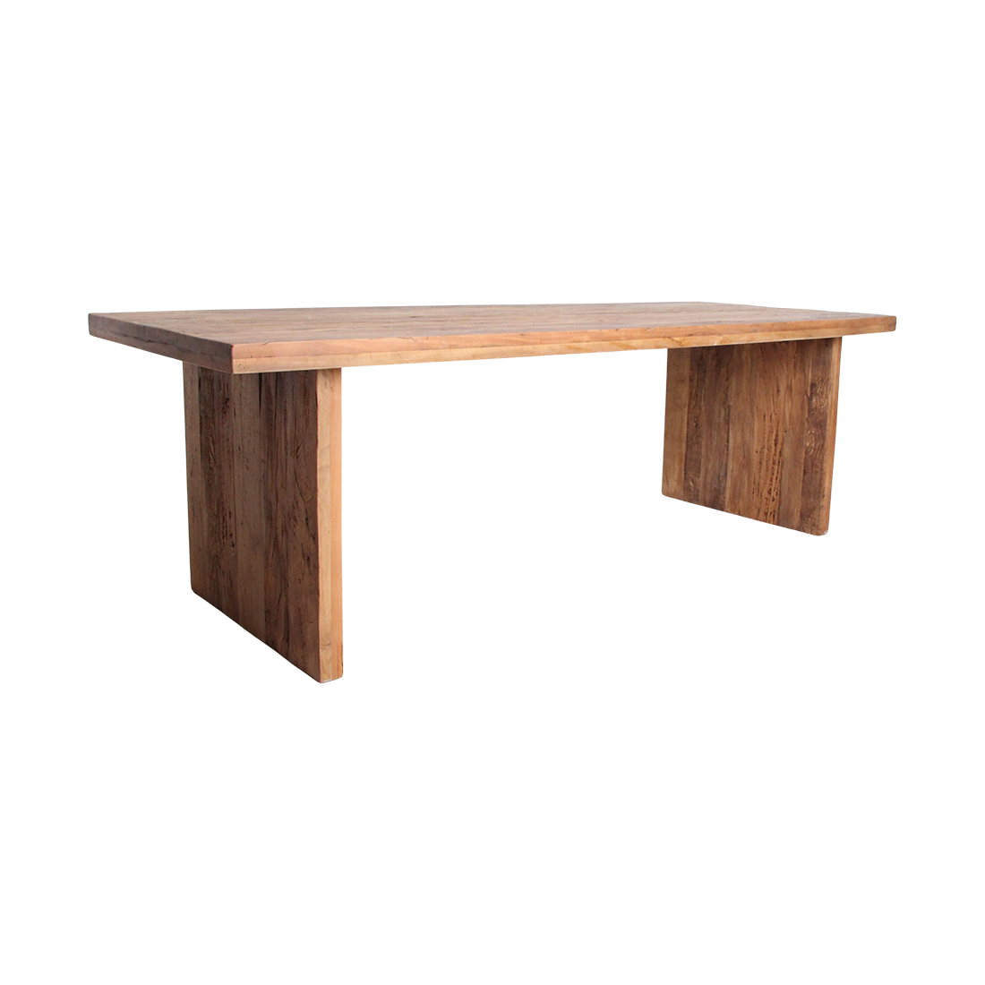Farmwood Waterfall dining table - FSC-recycled wood - 240 cm