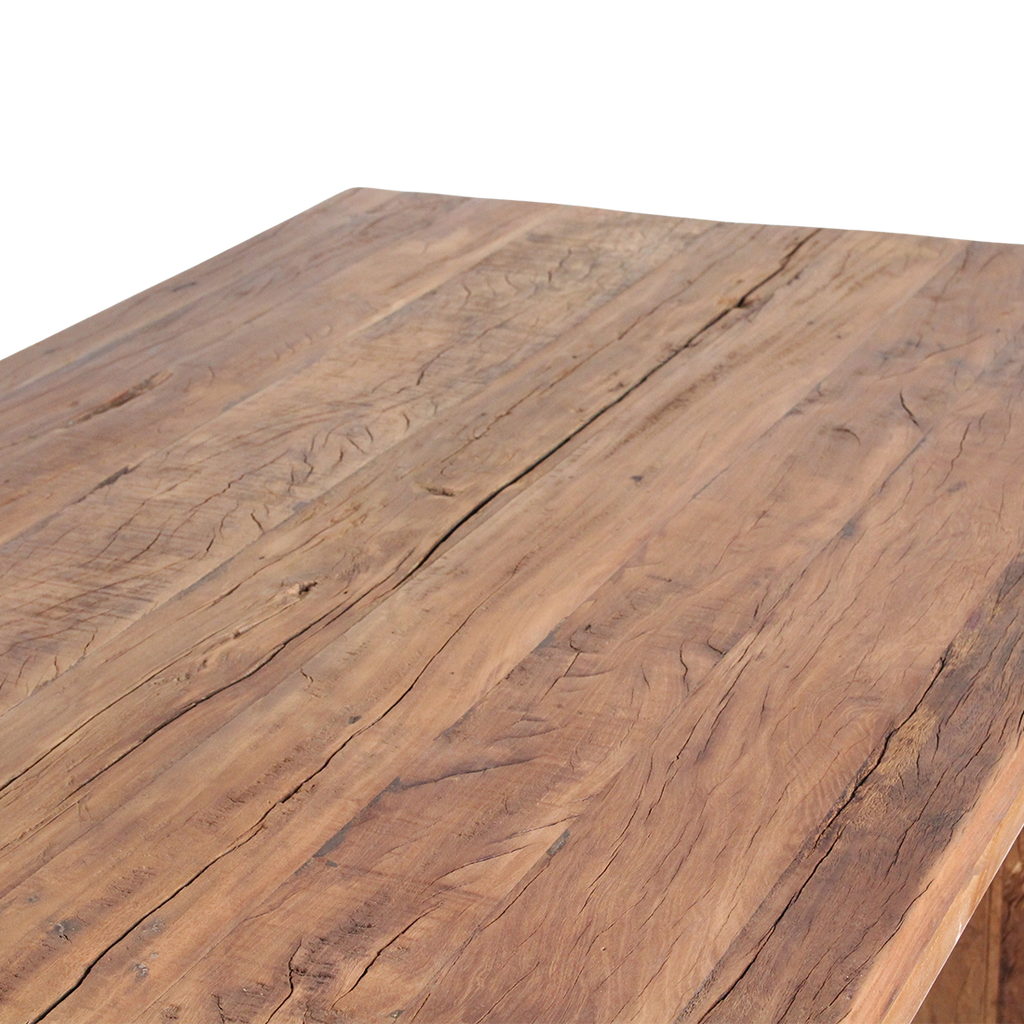 Farmwood Waterfall dining table - FSC-recycled wood - 240 cm