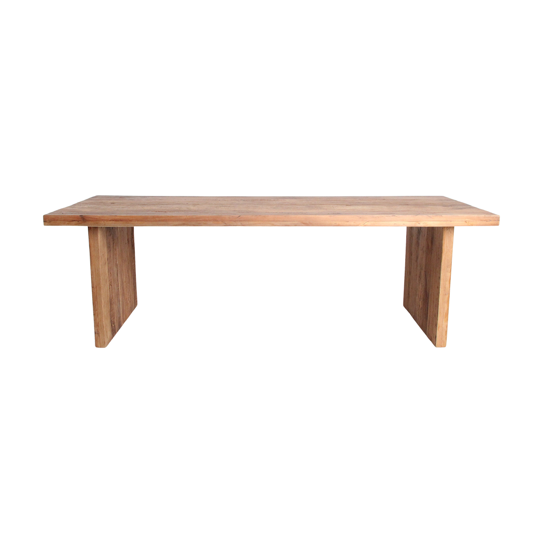 Farmwood Waterfall dining table - FSC-recycled wood - 240 cm