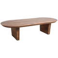 Bullnose salontafel bruin - mangohout