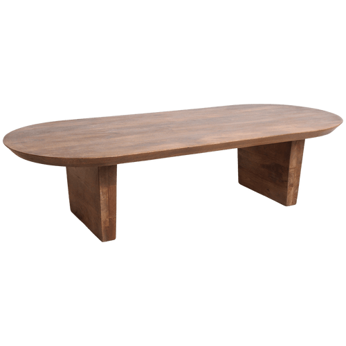 Bullnose salontafel bruin - mangohout - Noël Home