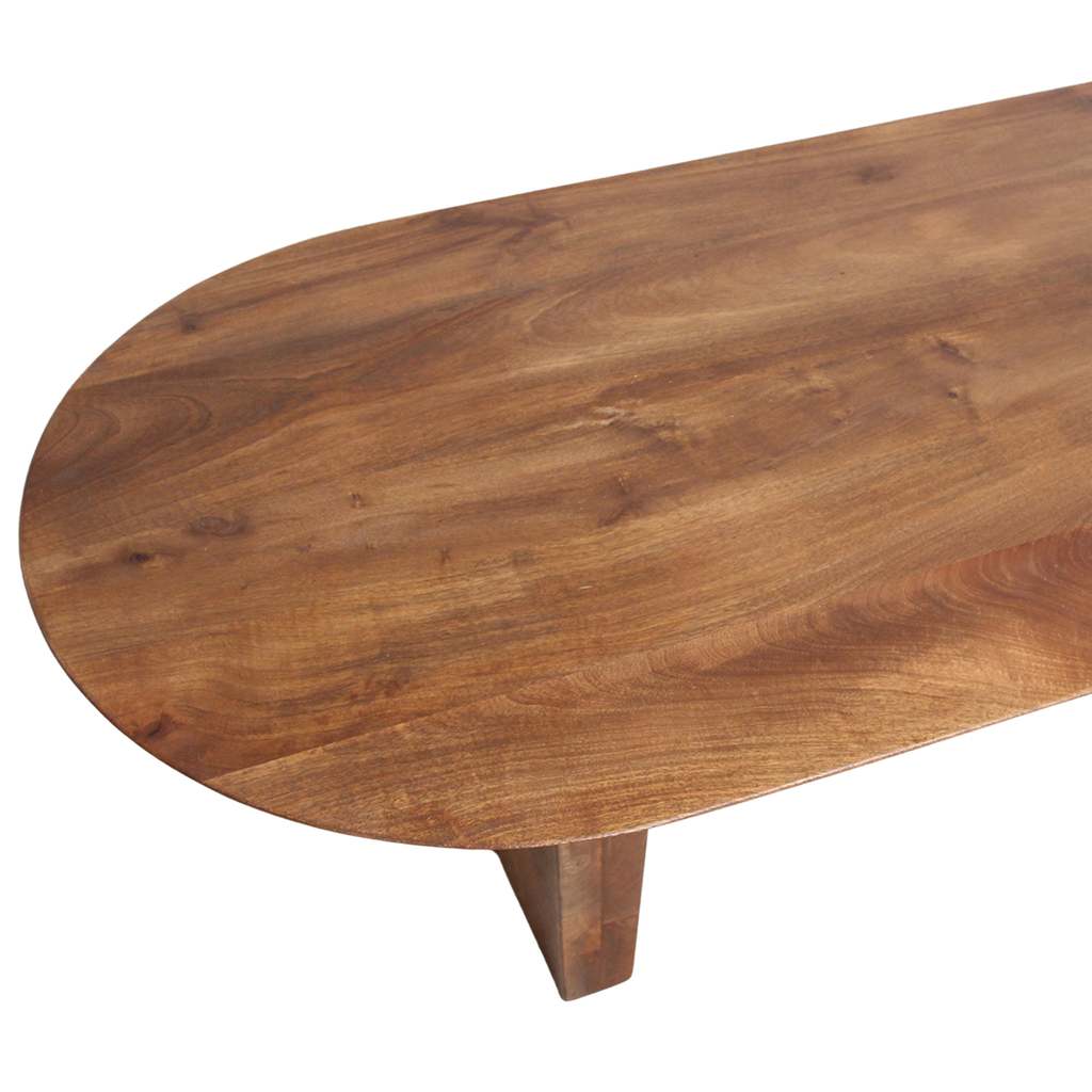 Bullnose salontafel bruin - mangohout